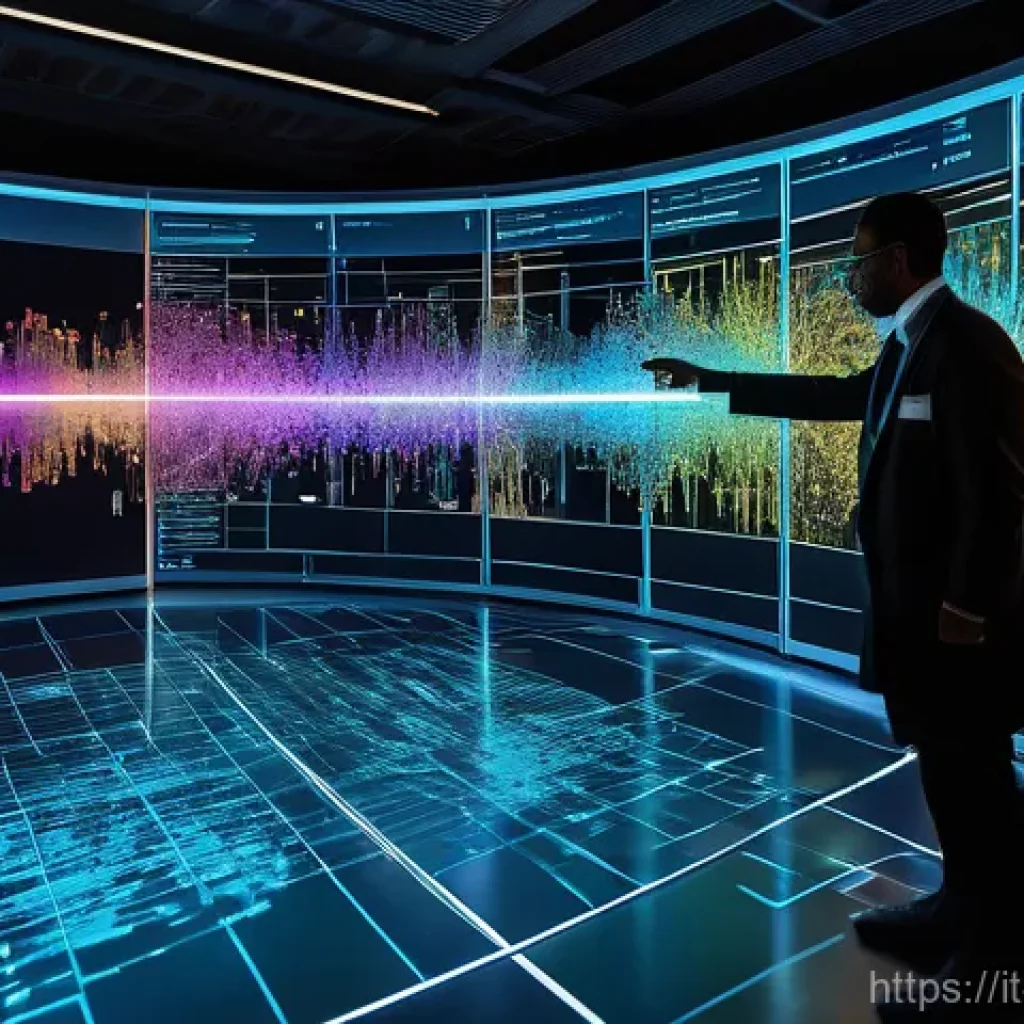 AI 개발의 문제 해결 방법 - **Prompt 1: The Data Gold Mine - From Chaos to Clarity**
"A vast, futuristic digital landscape r...