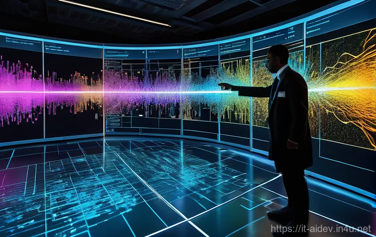 AI 개발의 문제 해결 방법 - **Prompt 1: The Data Gold Mine - From Chaos to Clarity**
    "A vast, futuristic digital landscape r...