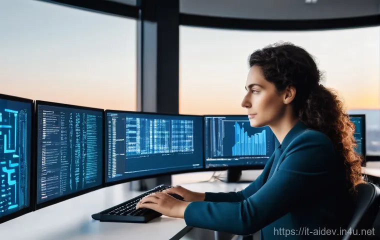 AI 개발자 직무 교육 - **Prompt for AI Developer / Machine Learning Engineer:**
"A vibrant, high-definition image of a ...