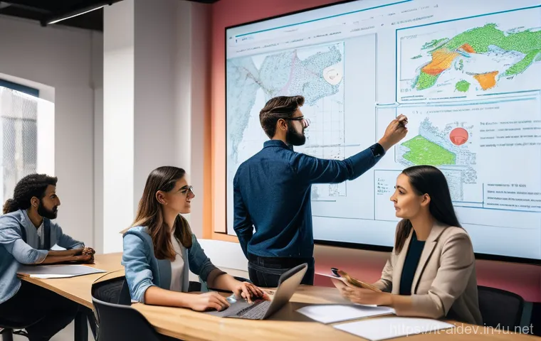 AI 개발자가 되는 방법 - **AI Developers Collaborating in a Modern Italian Tech Hub**
A diverse group of young AI develop...