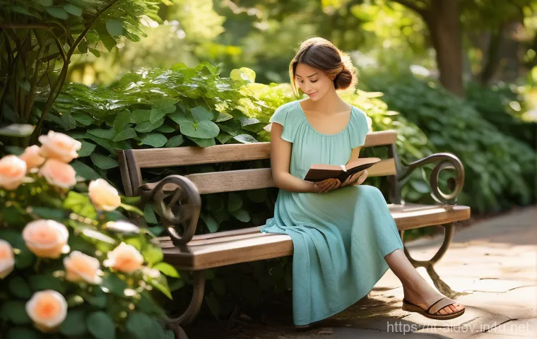 인공지능 이론과 실무 - Prompt 1: Serene Garden Reading**