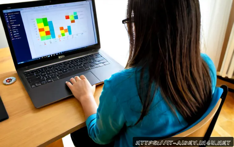 Home 17 AI 알고리즘 실습 - Photorealistic Italian university student practicing an AI algorithm on a laptop, seated at a clean ...